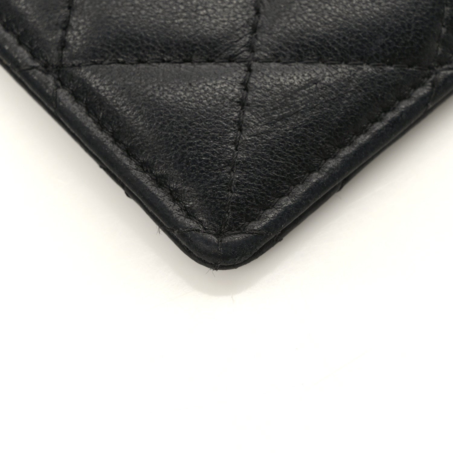 Chanel Lambskin Quilted Card Holder On Chain Black 8 of 8