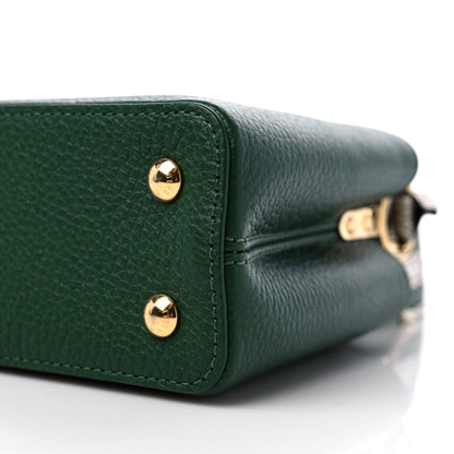 Louis Vuitton Taurillon Ayers Mini Capucines Emeraude 8 of 8