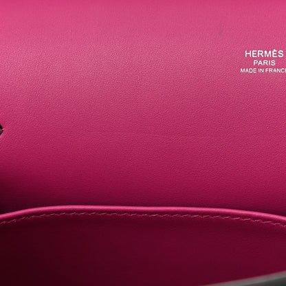 Hermes Swift Verso Jypsiere 28 Bleu Indigo Rose Pourpre 11 of 15