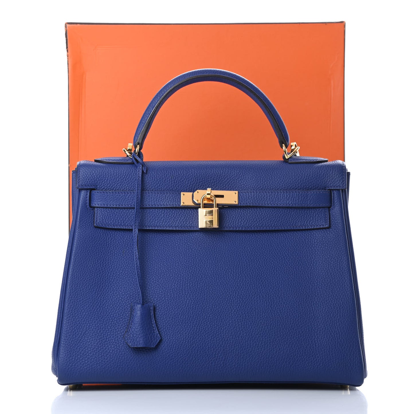 Togo Kelly Retourne 32 Bleu Electrique