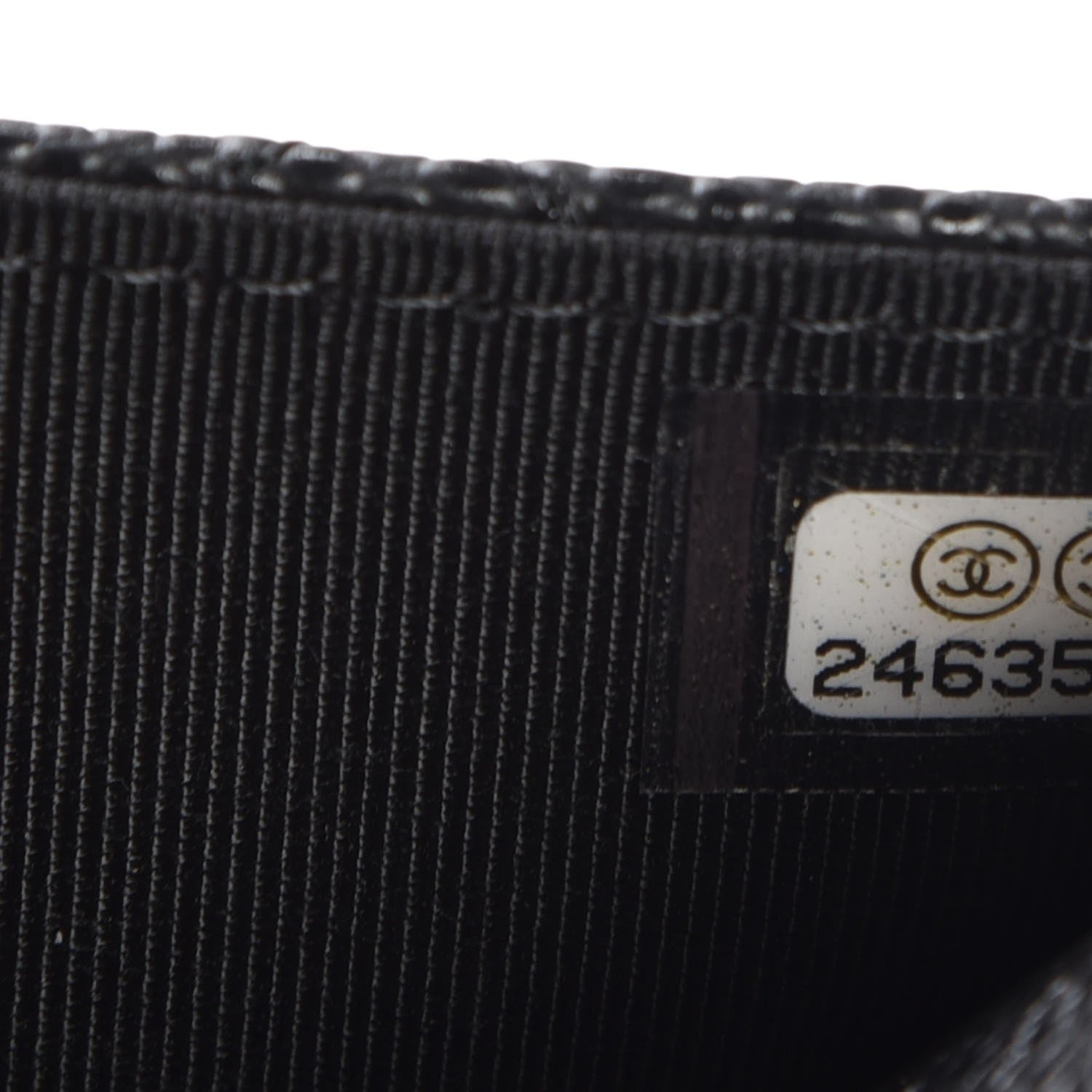 Chanel Caviar Quilted Wallet On Chain WOC Black 8 of 9