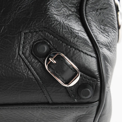 Balenciaga Matte Goatskin Rubber Covered Classic Hardware Mini Twiggy Black 12 of 14
