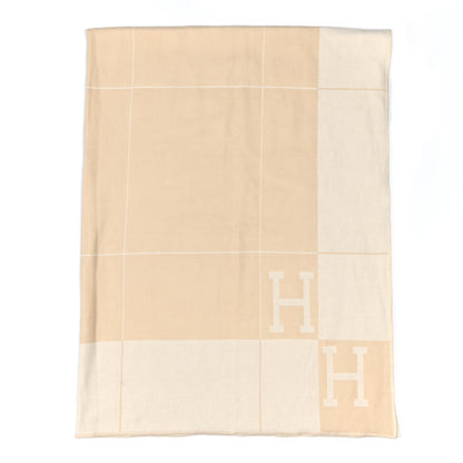 Hermes Cashmere Avalon Spring Blanket Sable 1 of 3