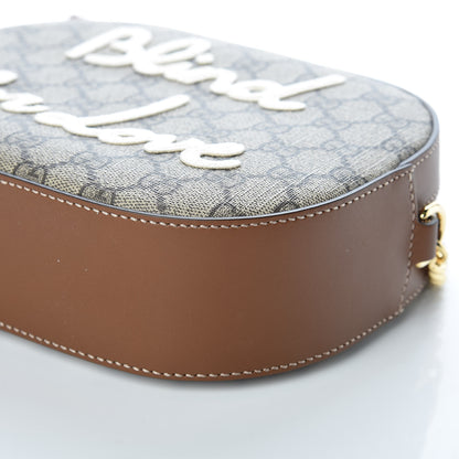 Gucci GG Supreme Monogram Blind For Love Embroidered Mini Chain Shoulder Bag Beige Tuscany 12 of 12