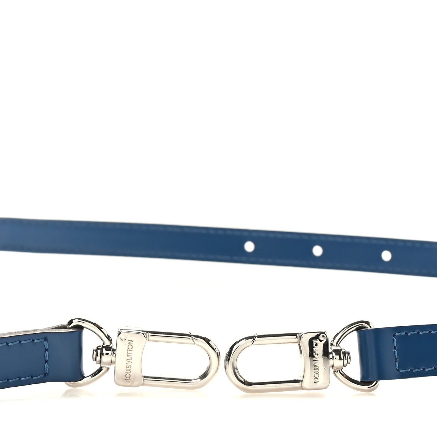 Calfskin Adjustable Escale Speedy Shoulder Strap Blue