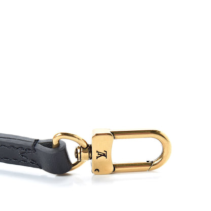 Louis Vuitton Calfskin Petite Malle Adjustable Shoulder Strap Black 3 of 4