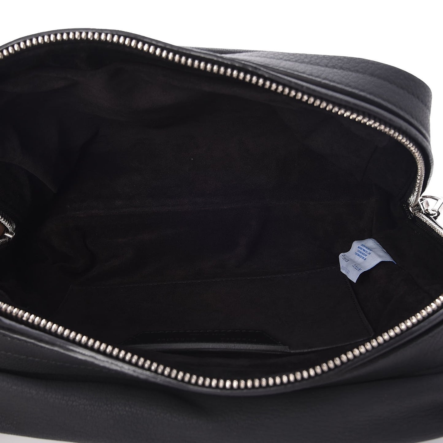 Grained Calfskin Carlton Clutch Black