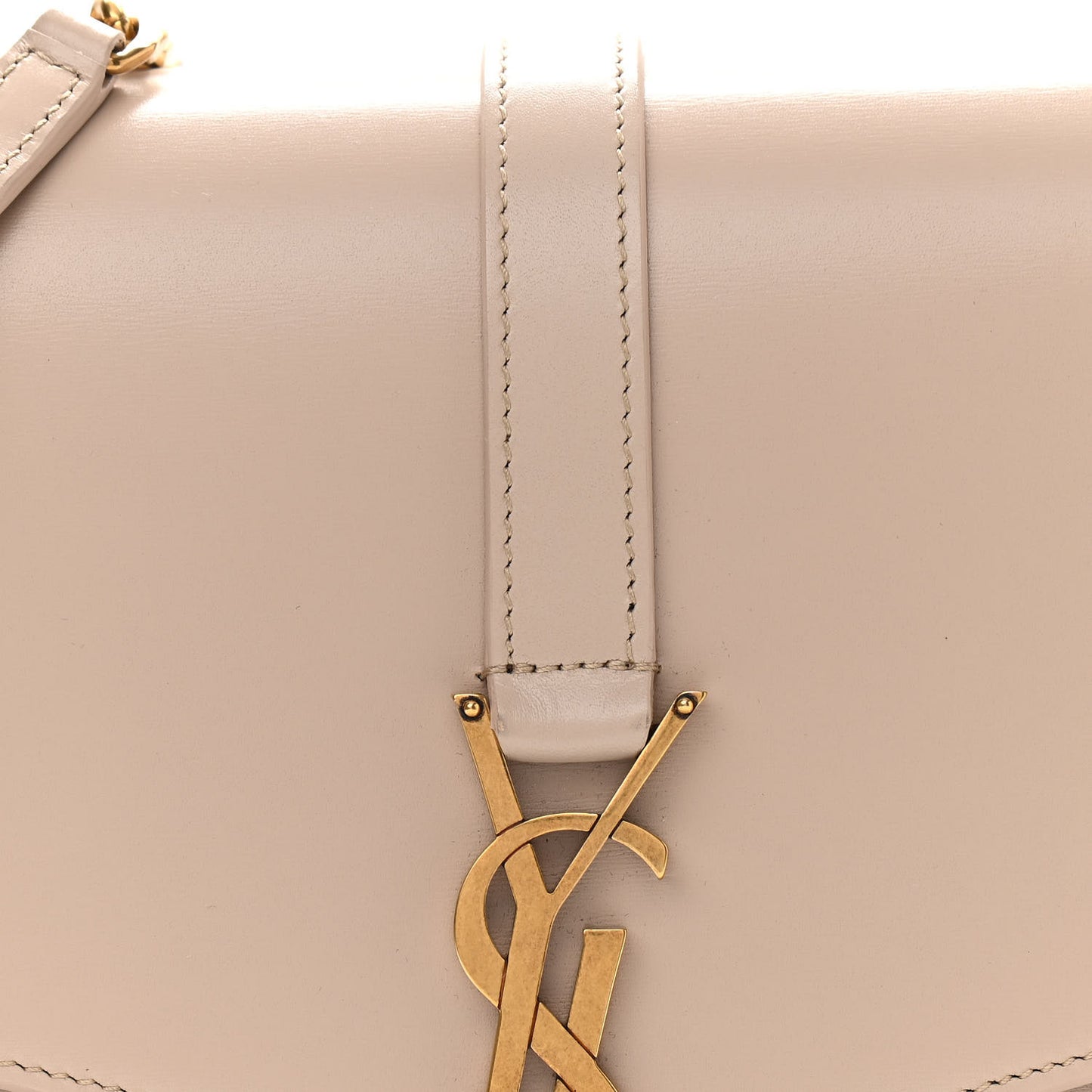 Smooth Calfskin Monogram Medium Sulpice Shoulder Bag Nude