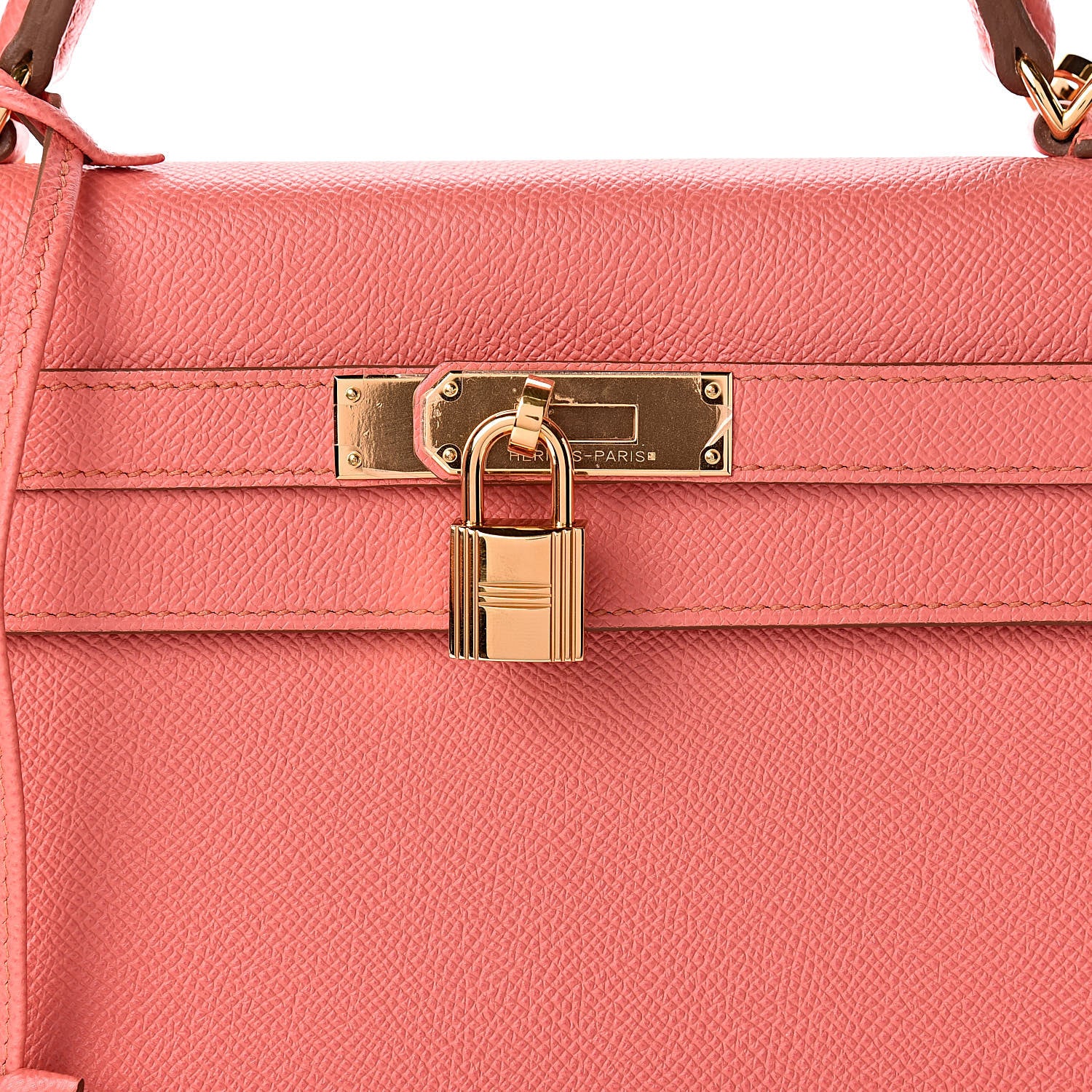 Hermes Epsom Kelly Sellier 32 Flamingo 11 of 16