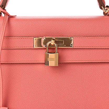 Hermes Epsom Kelly Sellier 32 Flamingo 11 of 16