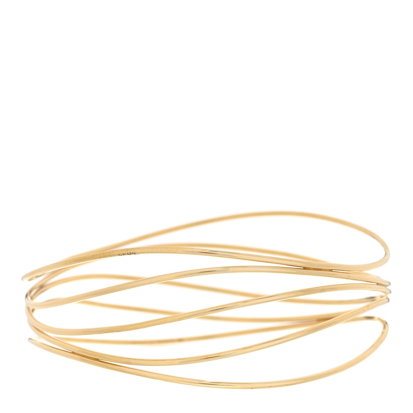 18K Yellow Gold Elsa Peretti Wave Five-Row Bracelet