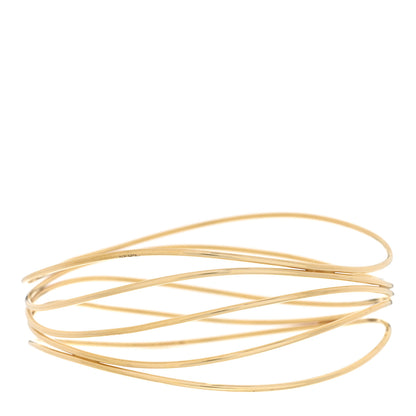 Tiffany 18K Yellow Gold Elsa Peretti Wave Five-Row Bracelet 2 of 3