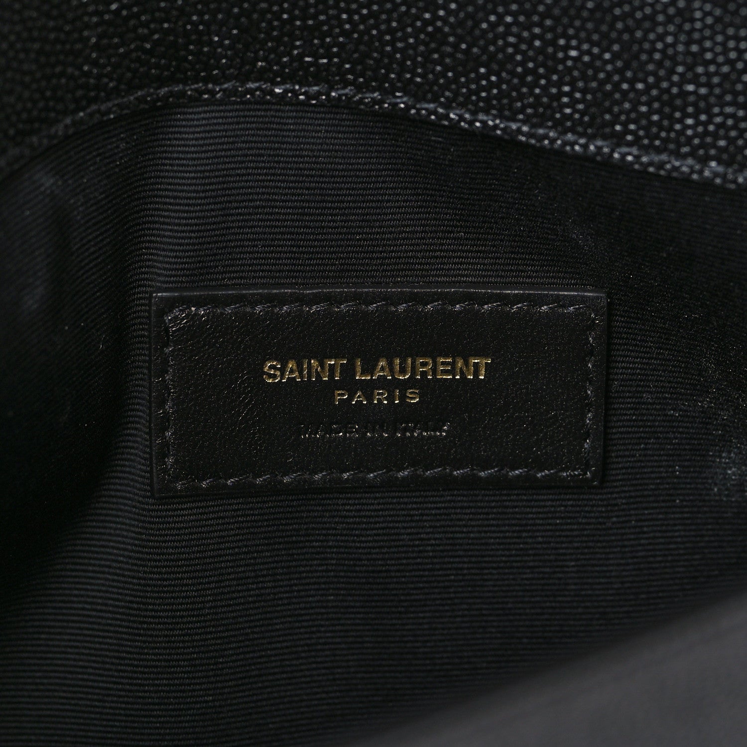 Saint Laurent Grain De Poudre Uptown Pouch Black 6 of 8