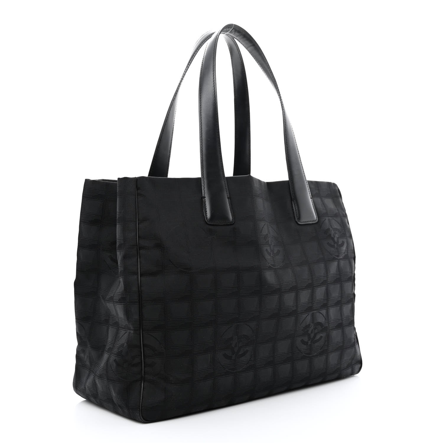 Chanel Nylon Medium Travel Tote Black 3 of 11