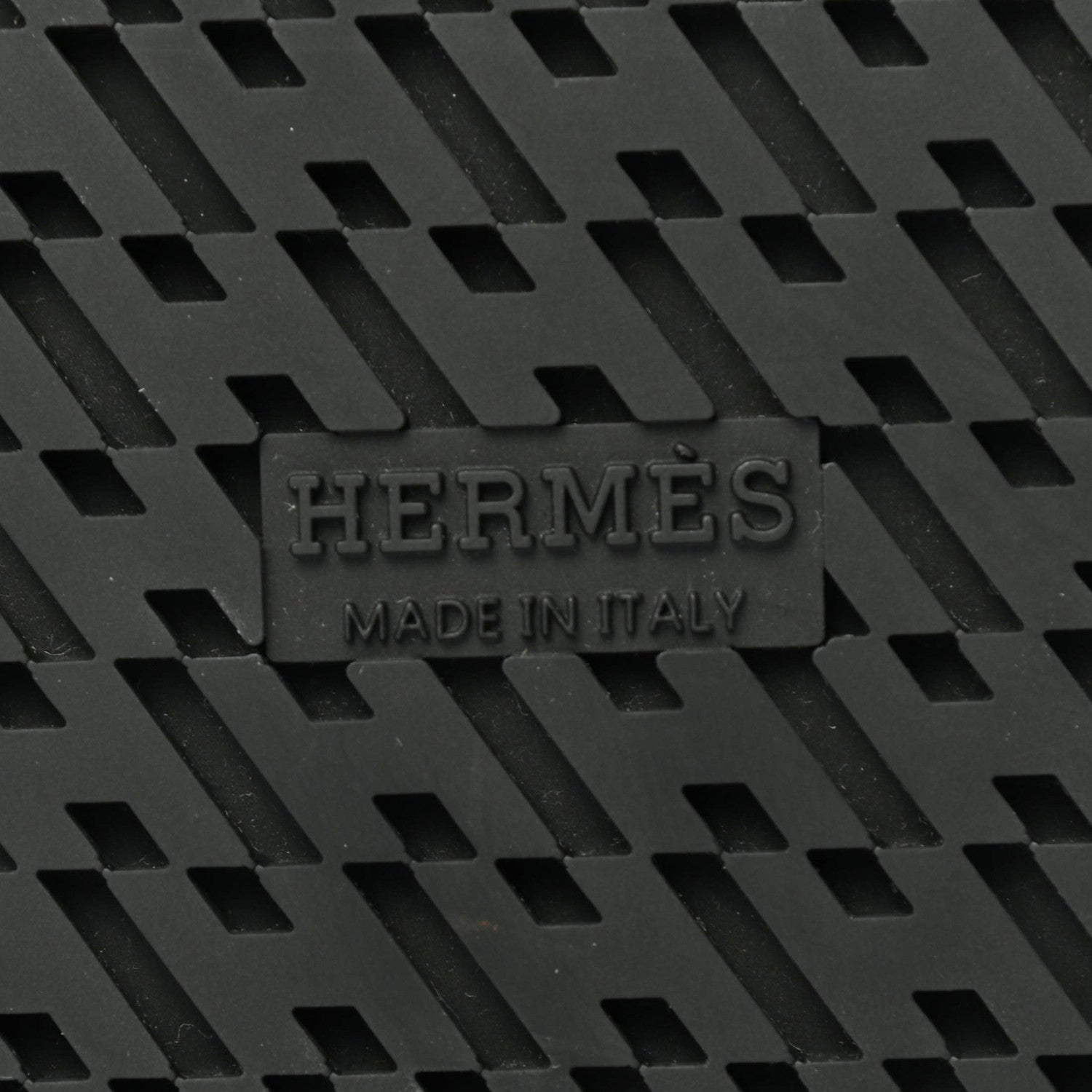 Hermes Calfskin Woolskin Womens Chypre Sandals 37 Black 6 of 9