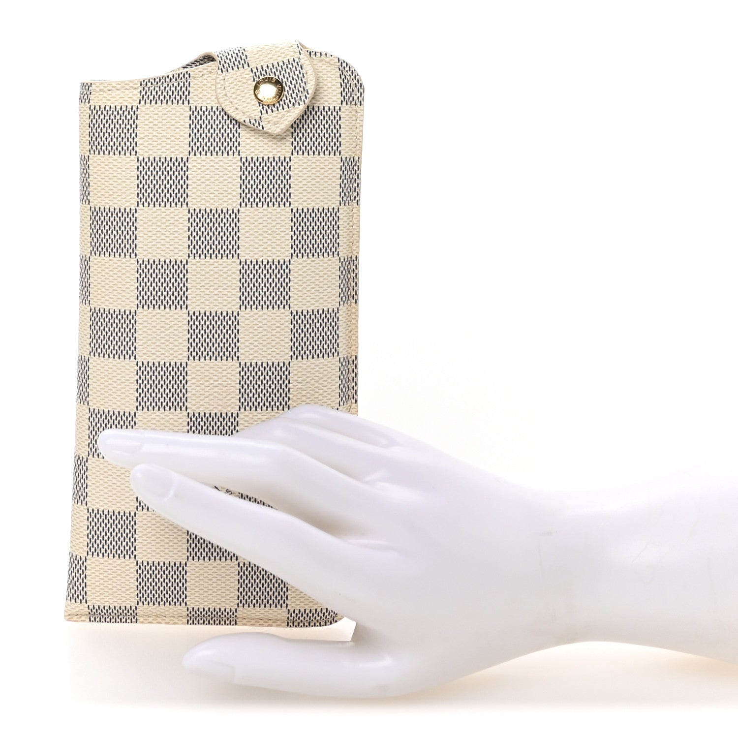 Louis Vuitton Damier Azur Sunglasses Case MM 2 of 7