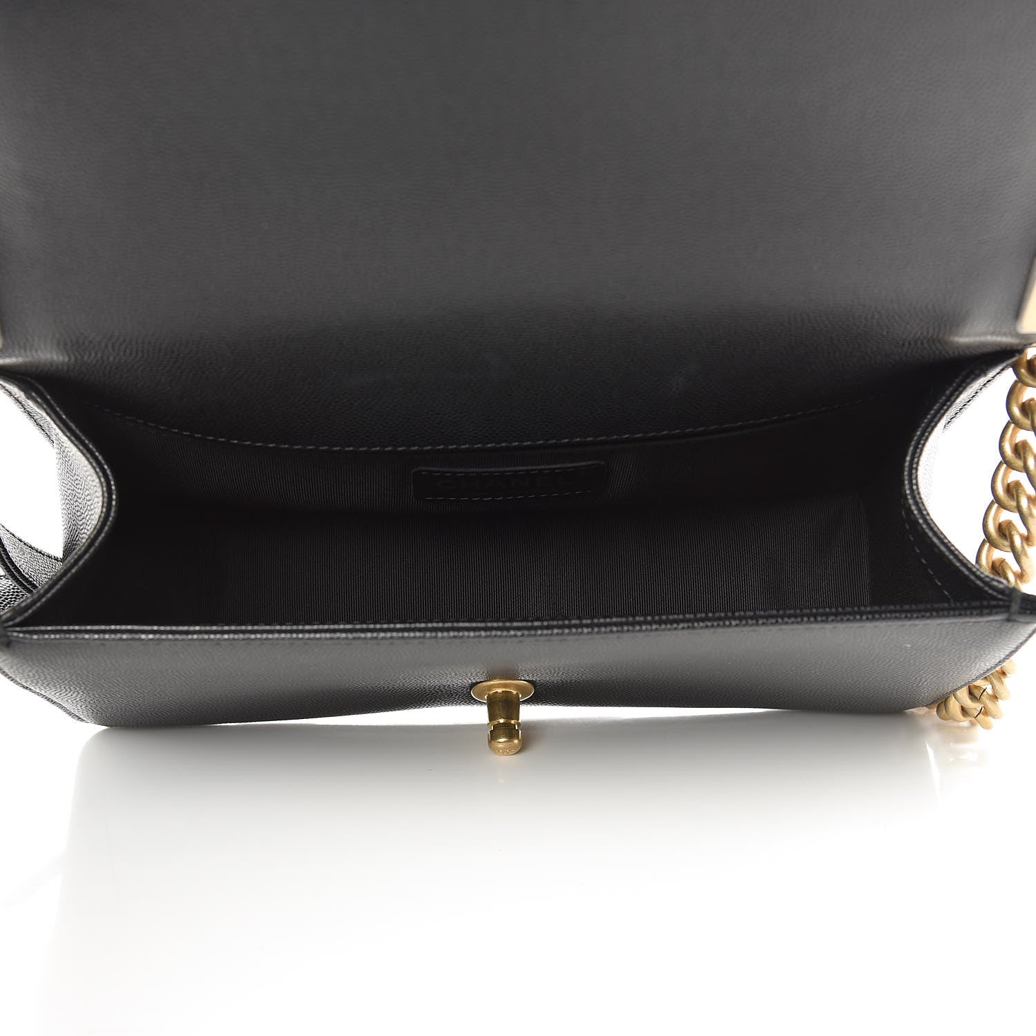 Chanel Caviar Quilted Medium Boy Flap Black 5 of 9