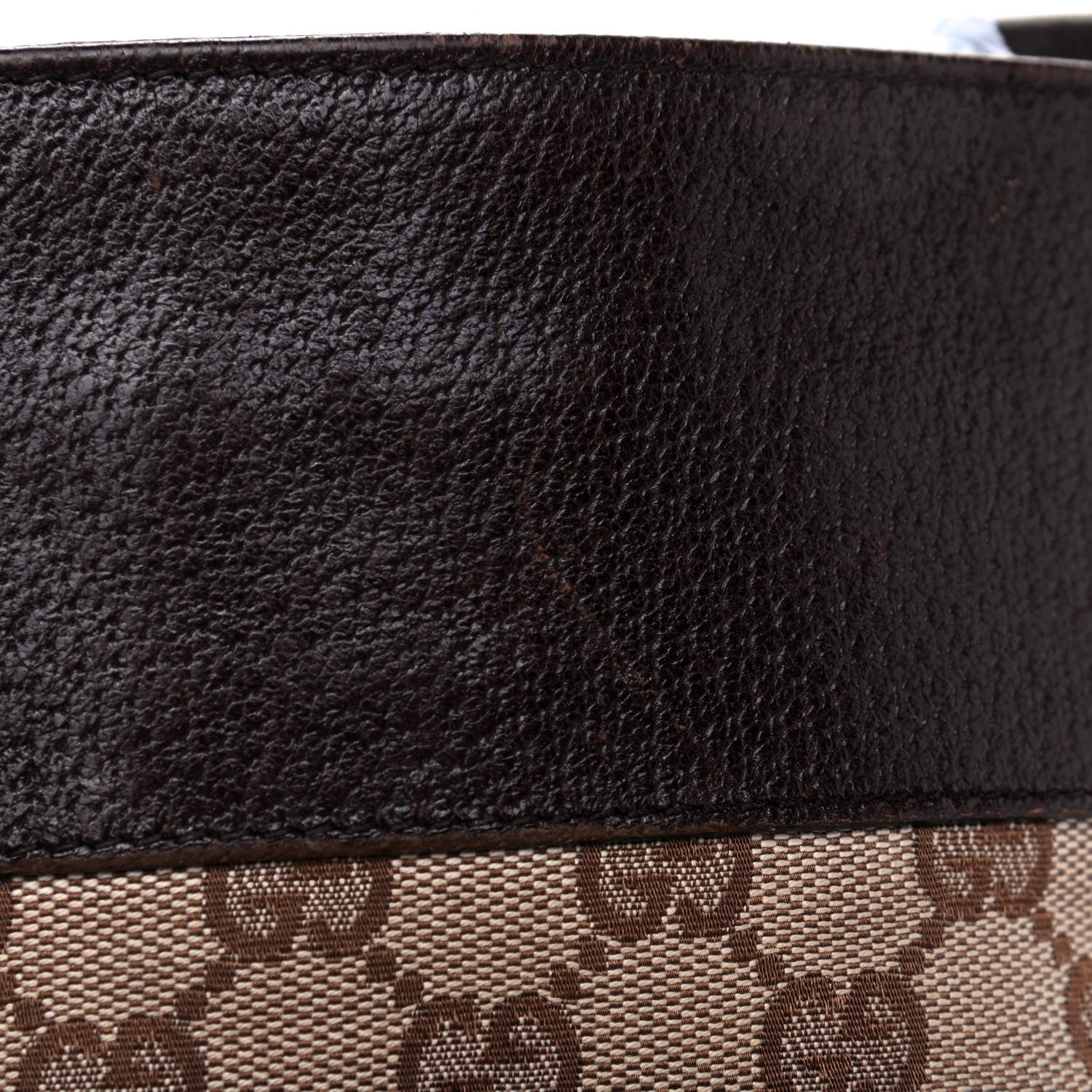 Gucci Monogram Messenger Crossbody Bag Dark Brown 5 of 6