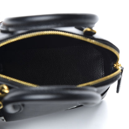 Balenciaga Grained Calfskin XXS Ville Top Handle Bag Black 5 of 9