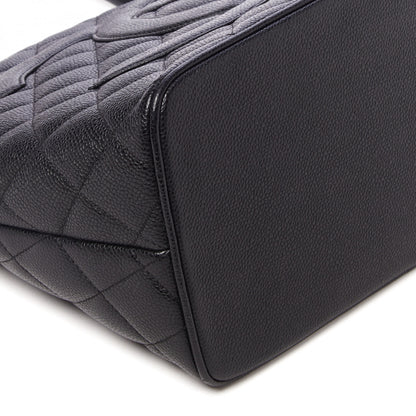 Chanel Caviar Quilted Medallion Tote Black 6 of 9