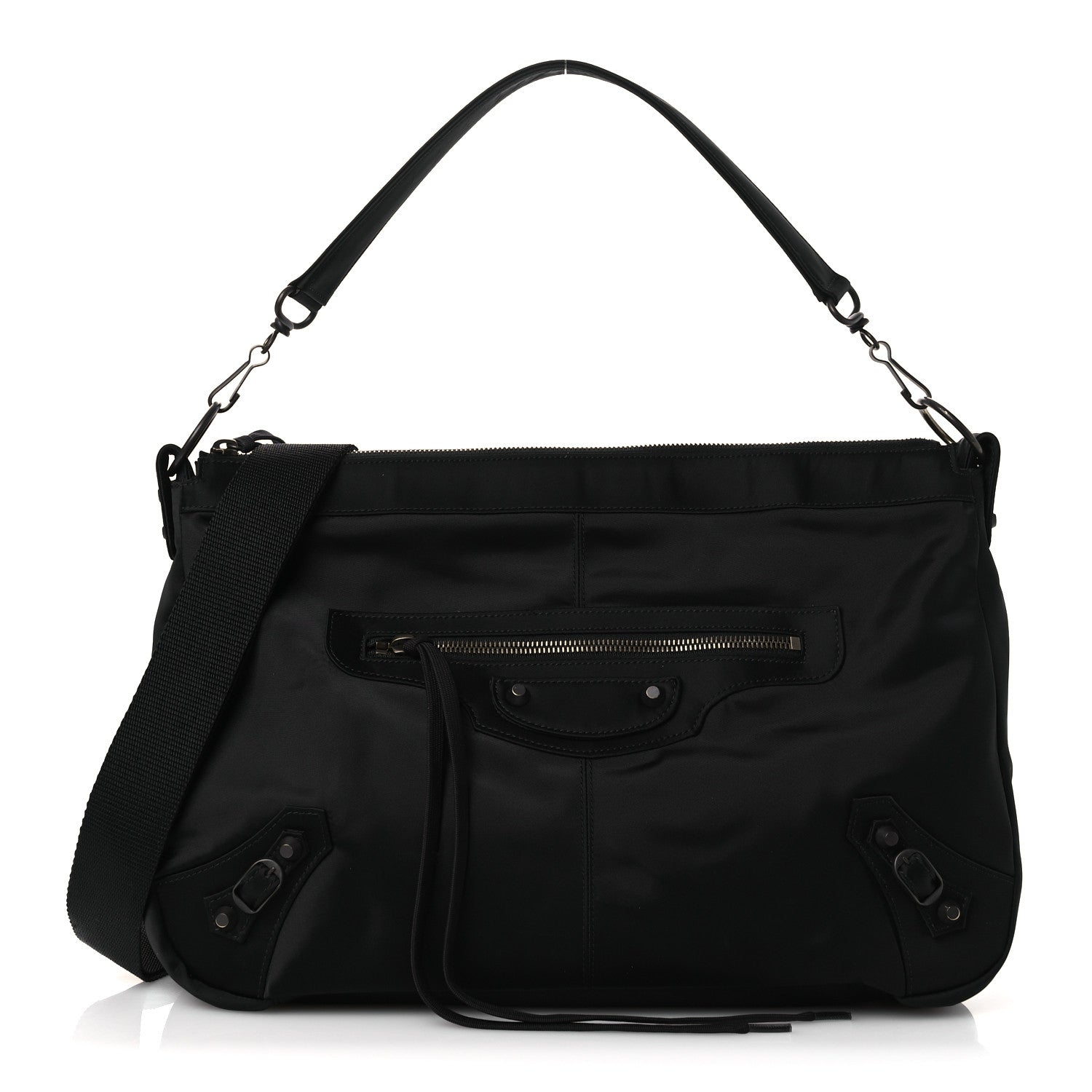 Balenciaga Nylon Medium Le City Moto Black 1 of 13