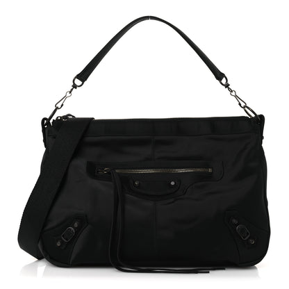 Balenciaga Nylon Medium Le City Moto Black 1 of 13
