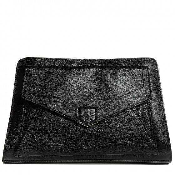 Calfskin PS13 Clutch Black