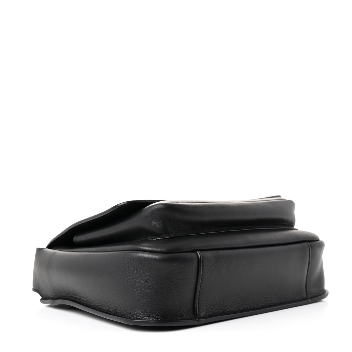 Grained Calfskin Monogram Niki Satchel Black