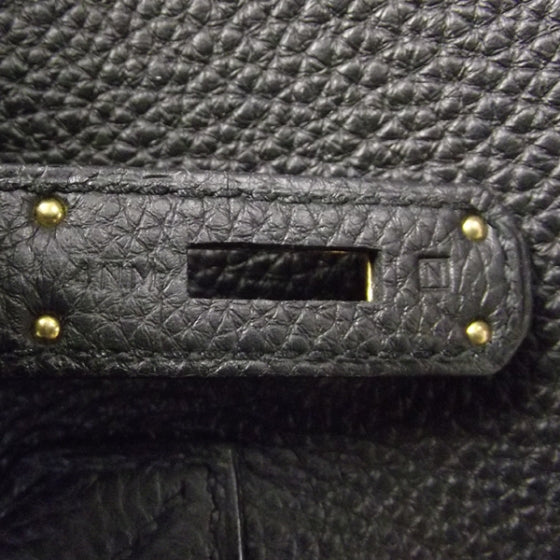 Hermes Taurillon Clemence Birkin 35 Noir 11 of 12