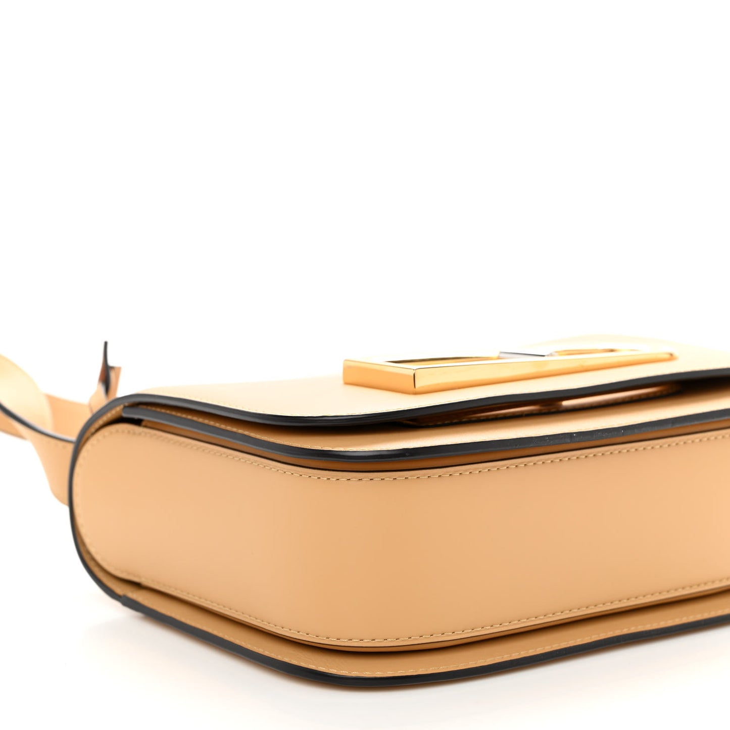 Olen Calfskin Small Lingot Crossbody Latte