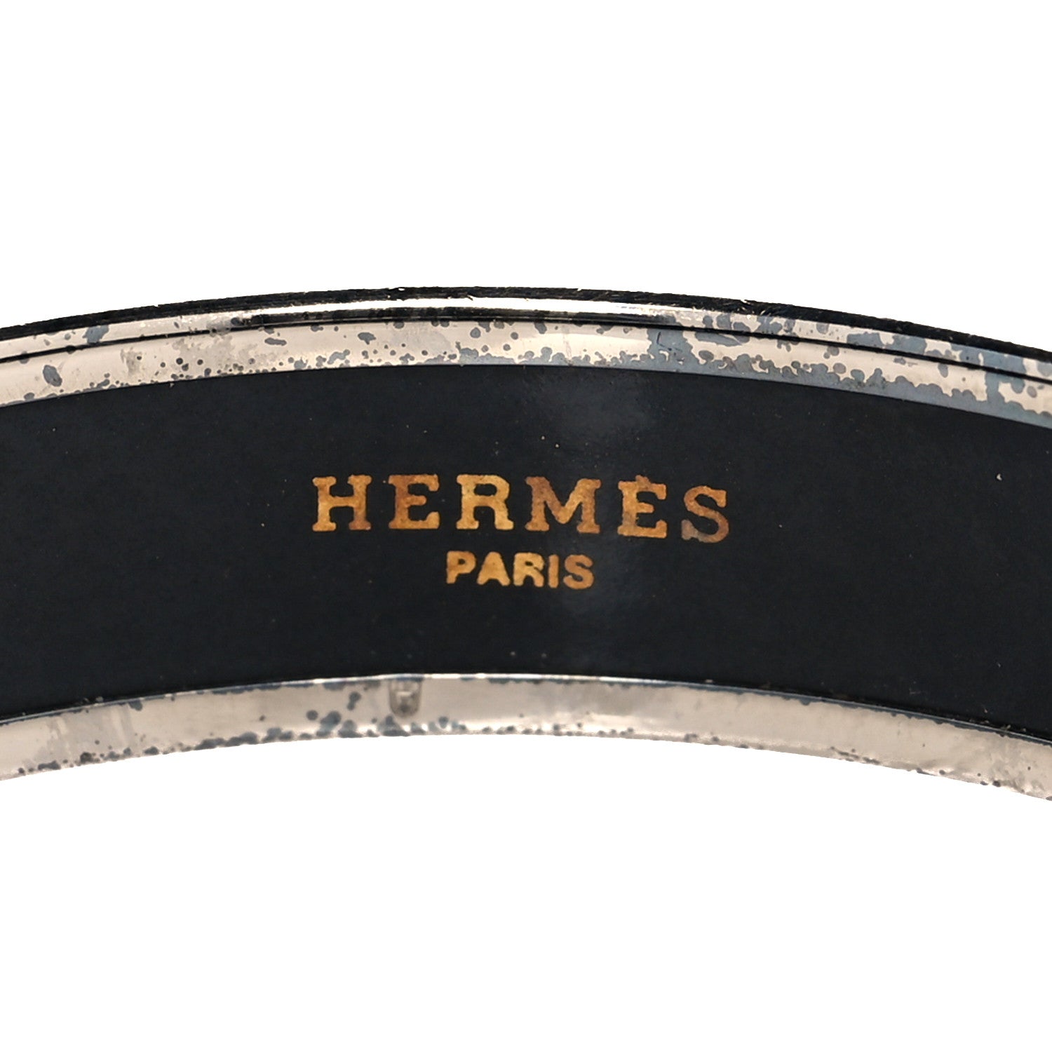 Hermes Enamel Printed Narrow Caleche Bracelet 62 Rouge H 4 of 6