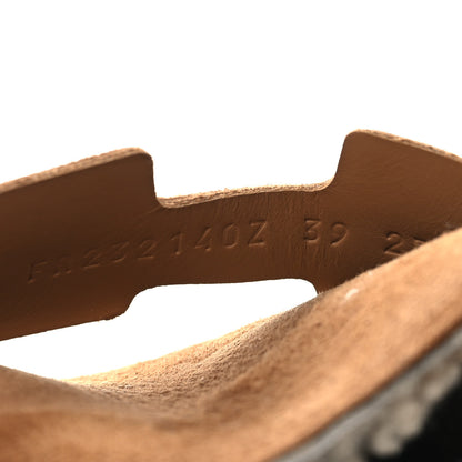 Hermes Suede Goatskin Shearling Go Mules 39 Brun Frume Ecru 7 of 11
