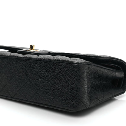 Chanel Caviar Quilted Medium Double Flap Black 7 of 7