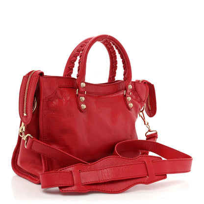 Balenciaga Agneau Giant 12 Gold Hardware S City Rouge Cardinal 3 of 10
