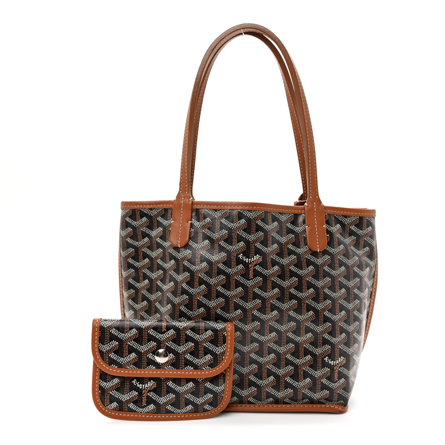 Goyard Goyardine Reversible Mini Anjou Black Gold 3 of 18