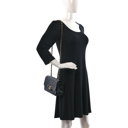 Chanel Lambskin Quilted Small Single Flap Black 2 of 17
