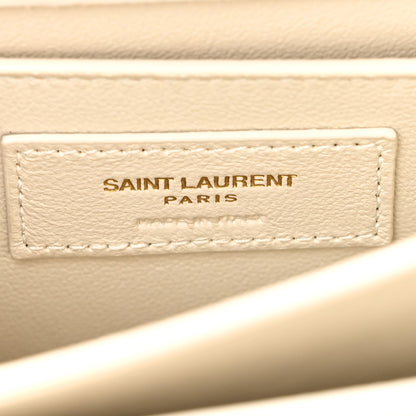 Saint Laurent Calfskin Medium Monogram Sunset Crema Soft 6 of 9
