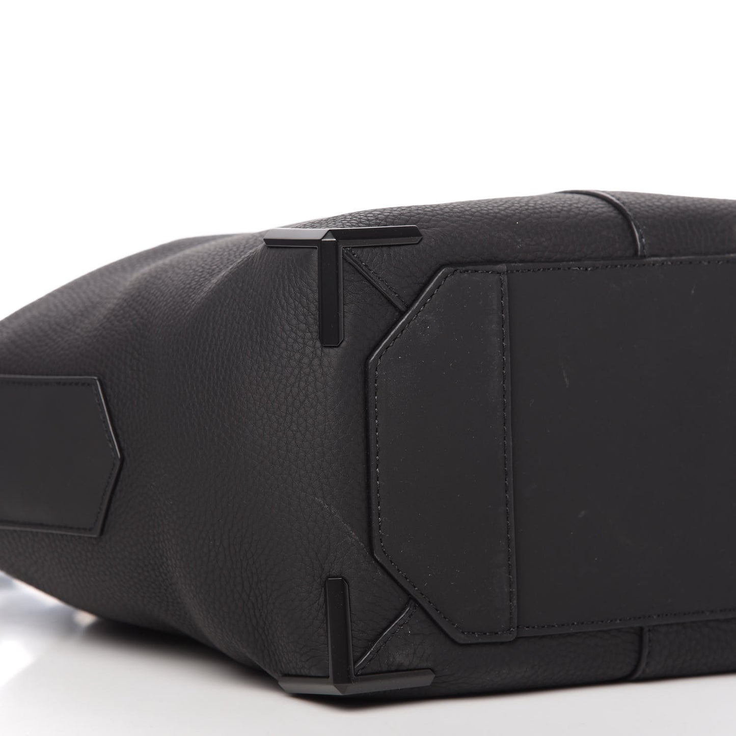 Pebbled Calfskin Emile Black