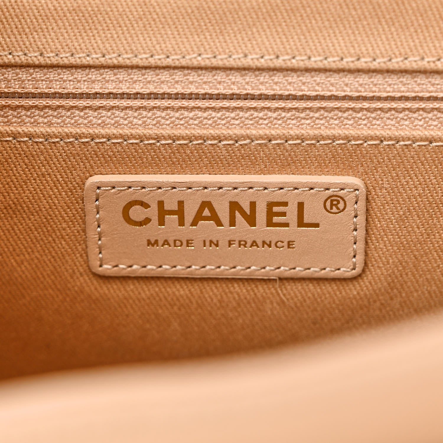 Chanel Caviar Quilted Medium Business Affinity Flap Beige 6 of 12
