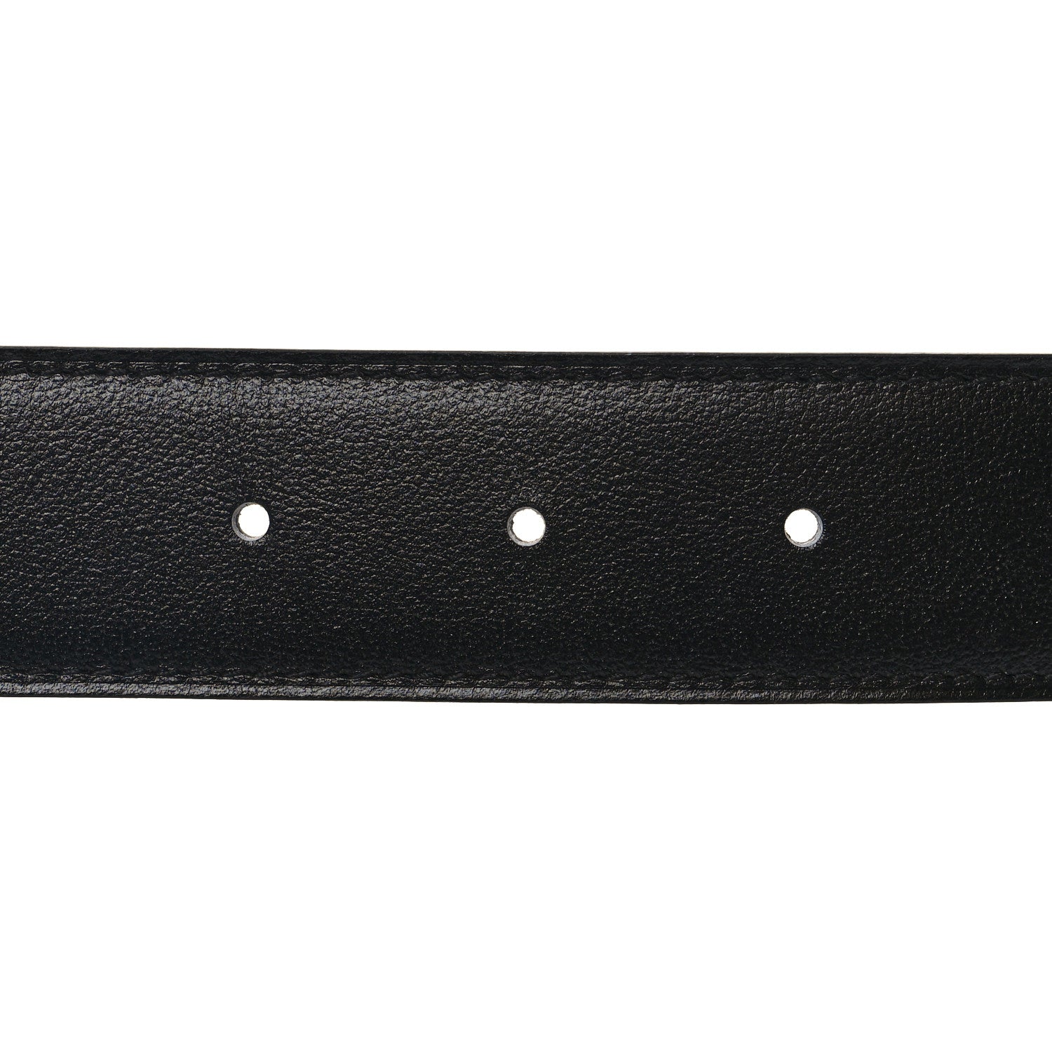 Hermes Box Togo 32mm Belt Strap 85 34 Black Chocolate 3 of 7