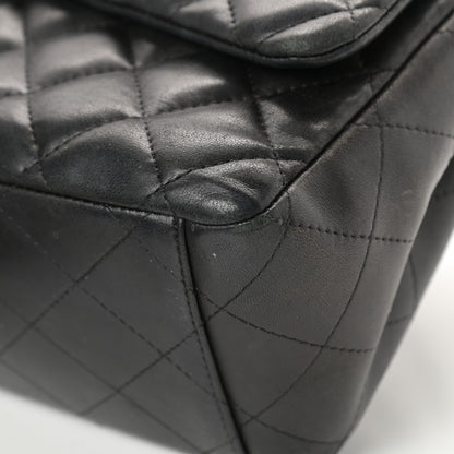 Chanel Lambskin Quilted Maxi Double Flap Black 10 of 25