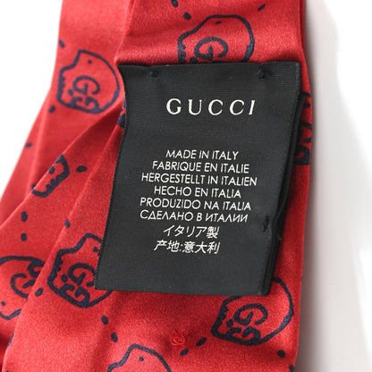 Gucci Silk GG Hamlet Duchesse Headband Flame Blue 5 of 7