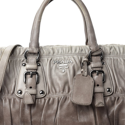 Prada Nappa Gaufre Shopping Satchel Sfumato 11 of 11
