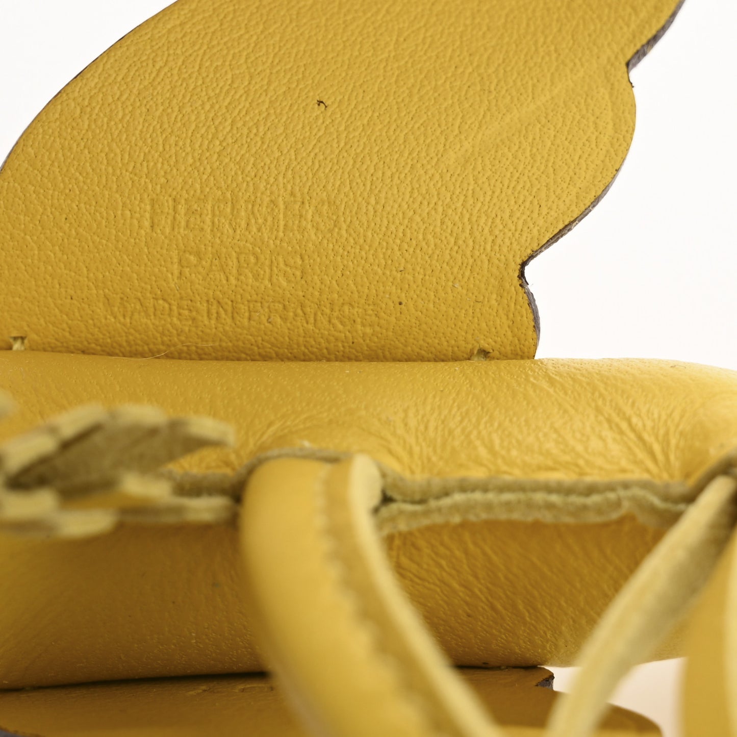 Milo Lambskin Grigri Rodeo Pegase Horse Bag Charm PM Jaune De Naples