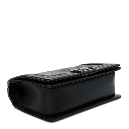 Chanel Caviar Quilted Medium Boy Flap Black 3 of 9