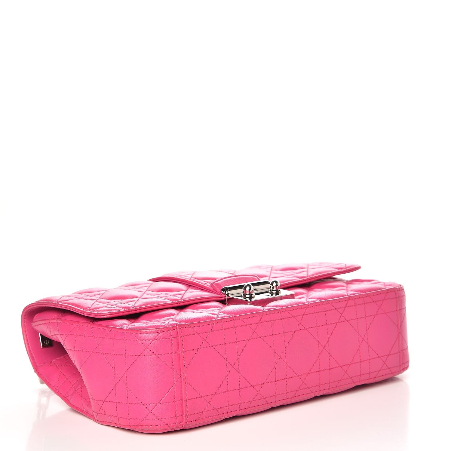 Christian Dior Lambskin Cannage Medium Miss Dior Flap Fuchsia 4 of 7