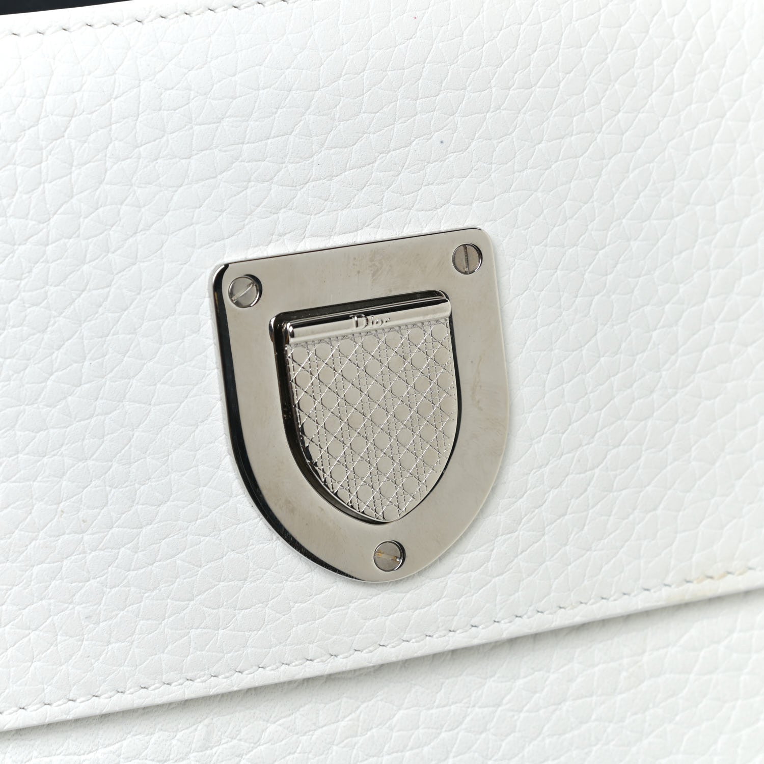 Christian Dior Bullcalf Medium Diorever Flap White 11 of 13