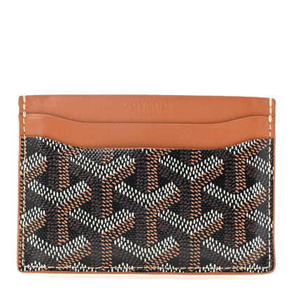 Goyard Goyardine Saint Sulpice Card Holder Black Gold 1 of 11