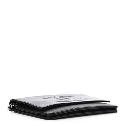 Chanel Caviar Timeless CC Wallet On Chain WOC Black 4 of 15