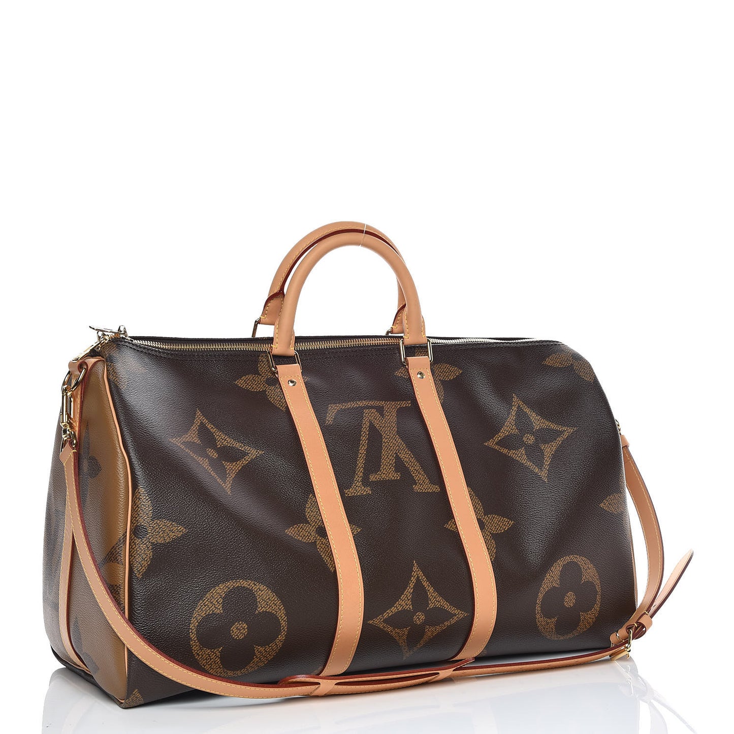 Reverse Monogram Giant Keepall Bandouliere 50